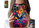 Custodia Per Iphone 13 Pro - Motivo Floreale Tigre Tigre + Lamina
