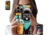 Custodia Per Iphone 13 Pro - Bulldog Coffi Love, Girasoli, Custodia Psi