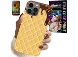 Custodia Per Iphone 13 Pro - Con Motivo Di Wafer Ricoperto Di Cioccolato