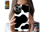 Custodia Per Iphone 13 Pro - Toppe Di Mucca Bianche E Nere, Design Alla Moda