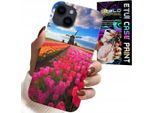 Custodia Per Iphone 15 - Campo Di Tulipani Colorati, Tulipano, Custodia