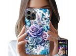 Custodia Per Iphone 11 Pro Max - Motivi Floreali Rose Custodia + Vetro