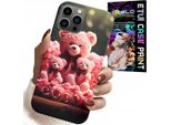 Custodia Per Iphone 11 Pro Max - Orsacchiotto Rosa Regalo Di Famiglia + Lamina