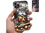 Custodia Per Iphone 11 Pro Max - Retro Sigaro Whisky Da Uomo