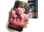 Custodia Per Iphone 16 - Orsacchiotto Rosa Regalo Di Famiglia + Lamina