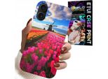 Custodia Per Iphone 16 - Campo Di Tulipani Colorati, Tulipano, Custodia