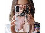 Custodia Per Iphone 16 Plus - Moda Marmo Elegante + Vetro