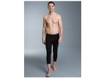 Lange Unterhose TRIGEMA TRIGEMA 3/4 Unterhose im Doppelpack, Herren, Gr. 5, schwarz, 100% Baumwolle (Bio-Baumwolle kbA), Unterhosen Lange Unterhose Multipacks Unterhose Unterwäsche