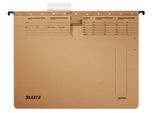Leitz 1914-00-00 Cartelle Sospese A 25 Tasche Alpha® In Cartone Marrone Naturale