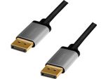 Logilink Logilink CDA0101 Cavo Displayport 2 M Nero, Grigio
