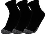 Under Armour Ua Heatgear Quarter 3Pk-Blk - M
