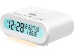 Logilink SC0121W Radiosveglia Digitale Logilink Con Luce Notturna, Bianco