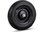Relaxdays 4 X Ruota Carriola 4,80 4,00-8 Con Asse