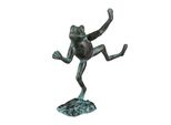 Relaxdays 4 X Figura Da Giardino Rana