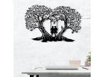 Wallity, Love, Decorazione Murale, Nero, Metallo, 65 X 43 Cm