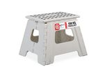 Sgabello Pieghevole Relaxdays Pieghevole L Bianco Set Di 10