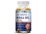 Olio Di Krill Antartico 1000Mg (120 Capsule) Integratore Alimentare, Cuore, Cervello, Ossa, Articolazioni
