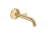 Hansgrohe Fertigmontageset Axor One Up-Waschtisch-Einhebelmischer, Ausl. 220Mm, Brush. Gol Optic (48112250)