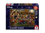 Thomas Kinkade Studios: Disney - Mickey & Minnie Pumpkin Festival, Puzzle 1000 Teile