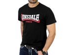 Maglietta Uomo Regular Fit Two Tone Nero Xl Lonsdale