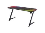 Tavolo Da Gioco Jaguar In Alluminio E Carbonio Con Illuminazione Led Neo Motion, Colore: Nero
