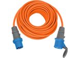 Brennenstuhl 1167650625 Prolunga Di Alimentazione 25 M 1 Presa/E Ac Interno/Esterno Blu, Arancione