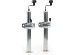 Xpotool Supporto Per Rimorchio 2 Pezzi, Regolabile In Altezza 510-760 Mm, 130 X 90 X 760 Mm, Supporto Di Parcheggio Con 2 Morsetti Ø 48 Mm, Rimorchio