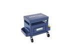 Kraft&Dele Sgabello Mobile Da Officina Con Cassetto KD10761