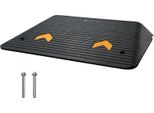 Rampa Per Soglia Vevor Rampa Per Soglia Porta In Gomma Piena Portata 15 Tonnellate Rampa Per Cordolo Con Canale 90,2X62X10,2 Cm Rampa Per Sedia A Rotelle Rampa In Gomma Ideale Per Cordoli Di Terreno Irregolare
