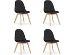 Valora Bora Chair X4 | Set Di Sedie, Ideale Per Uso Domestico O In Ufficio