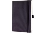 Sigel CO122 Taccuino Conceptum - Ca. A5, A Righe, 194 Pagine, Nero, Copertina Rigida