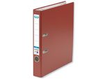 Elba 100023259 Cartella Smart Pro Pp/Carta, Con Etichetta Dorsale Intercambiabile, Larghezza Dorsale 5 Cm, Rosso