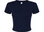 Bella + Canvas - Top Corto Da Donna RW10077 (38 It) (Blu Navy)