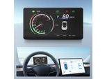 Mr Cartool Head Up Display Tesla Model 3 Y 5 Pollici Auto Pannello Strumenti Hud Tachimetro Schermo Tachimetro (Cavo)