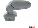 Bracciolo Centrale Bracciolo Console Centrale Per Opel Corsa 2015-2019 Finto Cuoio Abs Grigio