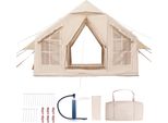 Succebuy Tenda Da Campeggio Gonfiabile Per 4-6 Persone Con Pompa, Montaggio Rapido