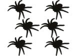 Set Di Decorazioni Di Halloween Ragni Neri Pelosi, Inquietantemente Realistici, Decorazione Per Feste Spaventose Animali Ragno Per Un Divertimento Spaventoso, Colore: Nero
