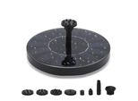 Fiqops Fontana Pompe Giardino Pompa Solare Pompa Stagno Pompa Acqua Terrazza Galleggiante 1.5W Serbatoio Pesce Pompa Stagno