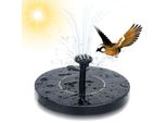 Fiqops Solarpump Pompe Solari 1,5W Fontana Solare Per Esterni, Fontana Solare Per Uccelli Con 6 Stili D'acqua, Galleggiante Indipendente Per Vasca Per Uccelli