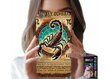Custodia Per Iphone 5 / 5S / 5C - Segno Zodiacale Scorpio Astronomia + Foil