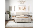 Comodino Con 2 Cassetti Gambe In Legno Massello Comodino Stile Boho 45 X 40 X 57 Cm