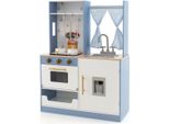 Cucina Per Bambini Con Tende, Piano Cottura, Lavello, Forno E Distributore D'acqua Cucina Giocattolo Per Bambini Dai 3 Anni In Su.