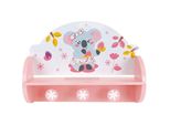 Appendiabiti Da Parete Fun House Rosa In Legno Mdf (33 X 46 X 15 Cm)