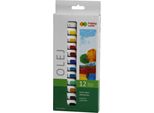 Colori Ad Olio 12 Colori 12Ml Happy Color
