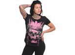 Yakuza Damen Afraid Maglietta Girocollo Curva, Schwarz, Xs