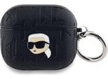 Karl Lagerfeld Kla3Pgkipk Copertura Airpods 3 Czarny/Nero Monogramma Karl Head