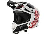 Casco Da Motocross Acerbis X-Track 22.06 Bianco E Nero Lucido Taglia Xs