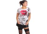 Yakuza Damen Maglietta Girocollo Curva Eternity, Weiß, L