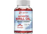 Olio Di Krill Antartico 1500 Mg (120 Capsule) Integratore Alimentare, Articolazioni, Cervello, Cuore, Pressione Sanguigna, Sistema Immunitario