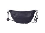 Handtasche HARBOUR 2ND Alva, Damen, Gr. B/H/T: 46cm x 23cm x 13cm, blau (navy), Rindsleder, Taschen Handtasche